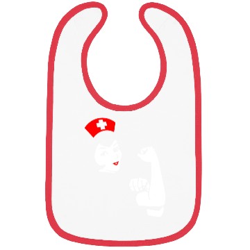 Discover Strong Woman Nurse Funny Gift Bibs
