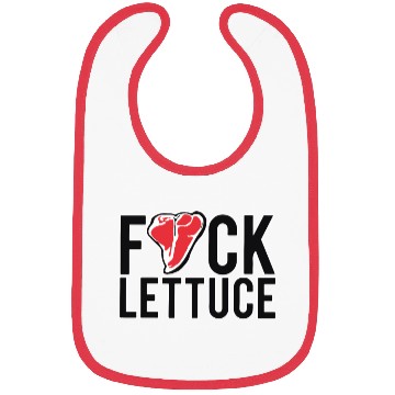 Discover Fuck Lettuce Bibs Meat Lover Steak Bibs Gift Te