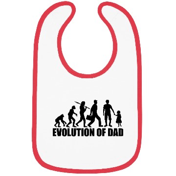 Discover text evolution of dad dad dad and daughter father' Bibs