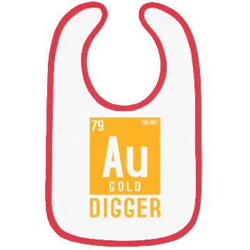 Discover Gold Au Periodic Table Elements Bibs