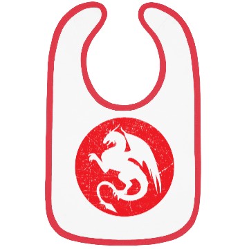 Discover Dragon, logo, warrior, crest, thrones, game Bibs