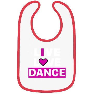 Discover Live Love Dance Bibs