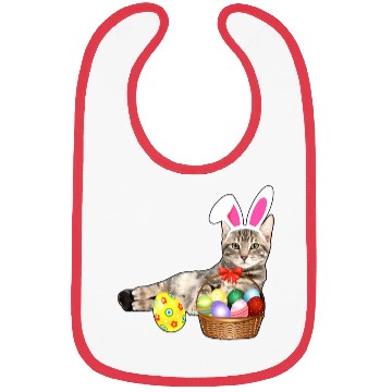 Discover easter Bibs cat funny bunny ears eggs gift cat