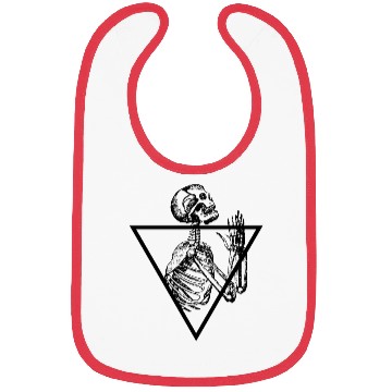 Discover Praying Skeleton, Tattoo Art. Bibs
