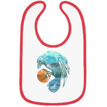 Discover Vintage mountain crow sun Bibs