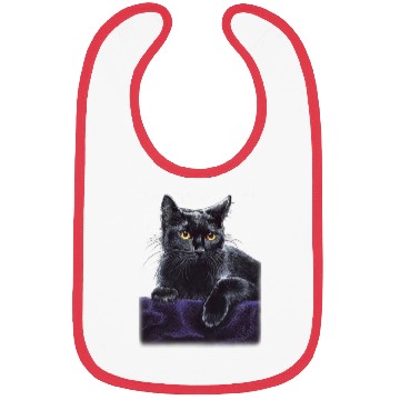 Discover black cat Bibs