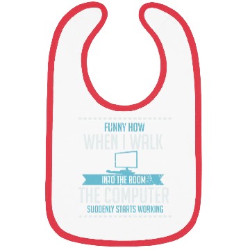 Discover Funny Computer Geek Bibs: Tech Support I Software