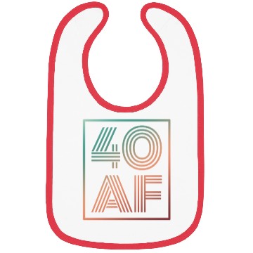 Discover 40th Birthday Bibs