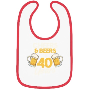 Discover 40th Birthday Bibs