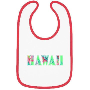 Discover Hawaii Flowers | USA America Orchids Writing Bibs