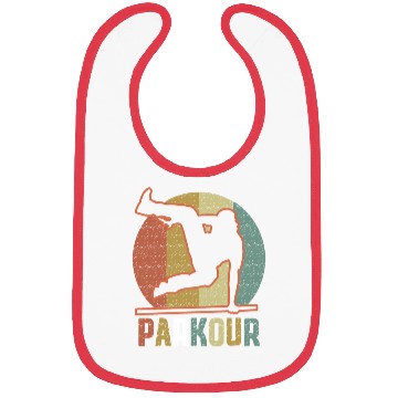 Discover Youth Parkour design for Boys Bibs