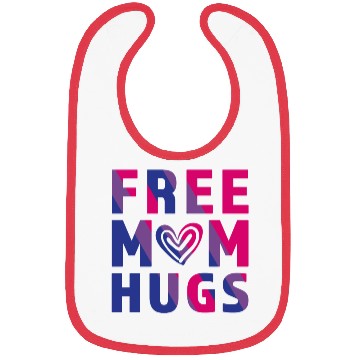 Discover Free Mom Hugs Bisexual Bibs