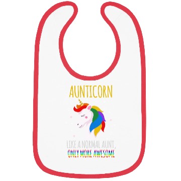 Discover Aunticorn Like a Normal Aunt Only More Awesome Bibs