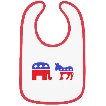 Discover Democrat Republican Bibs