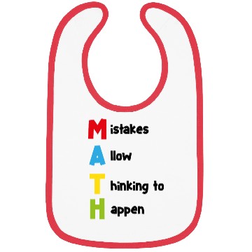 Discover Math quote school kid quote gift Bibs