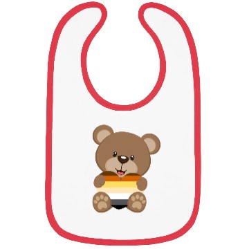 Discover Teddy Bear LGBT Gay Pride Cartoon CSD Fetish Bibs