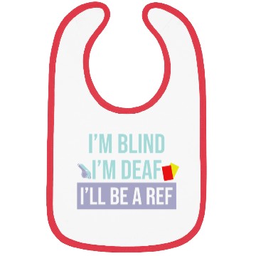 Discover Funny Soccer Referee Whistle Jersey Bibs