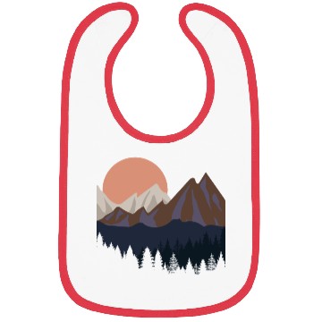 Discover Mountains Bibs, Hiking, Camping Gift