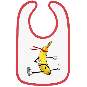 Discover Banana Split Funny Yellow Ripen Fruit Bibs