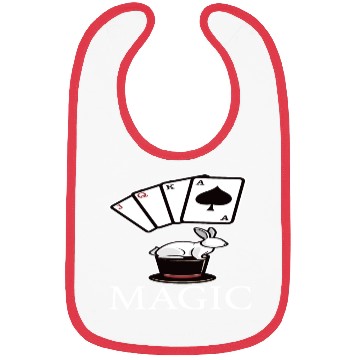 Discover Magic Magic Magic Card Trick Bibs