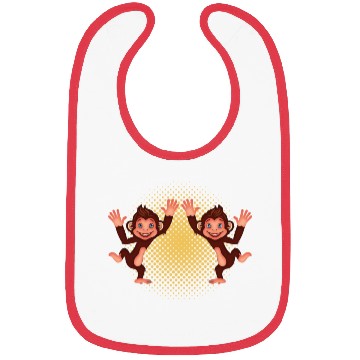 Discover MONKEY - Two Bibs