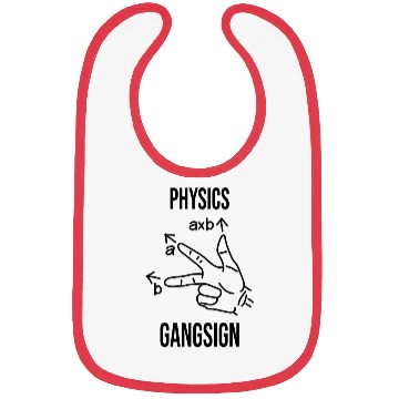 Discover Physics Gangster Sign Bibs