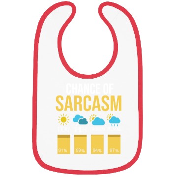 Discover Funny Sarcastic Weather Graphic Bibs