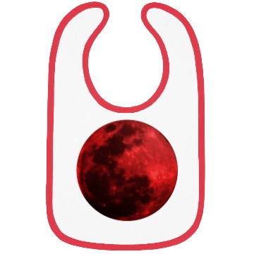 Discover Blood Moon - Space - Graphic Realistic Bibs