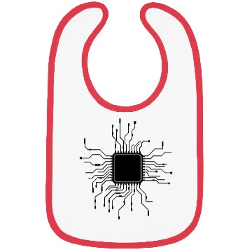 Discover processor geek design cool cpu wires wire cabling Bibs