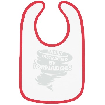 Discover Distracted by Tornadoes Tornado Weather Chaser Bibs