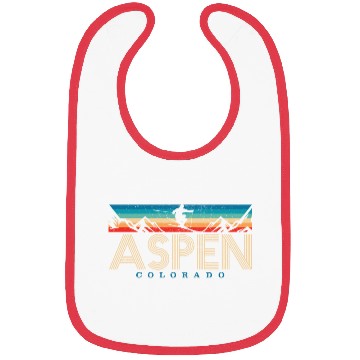 Discover Ski Aspen Colorado Vintage Bibs