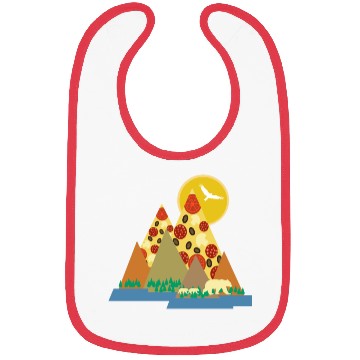 Discover The Pizza Mountains Bibs