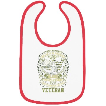 Discover US Army Veterans Bibs