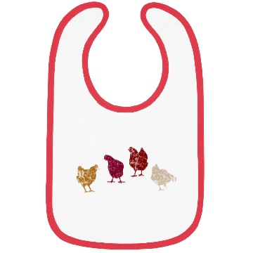 Discover Chicken Chickens Bibs