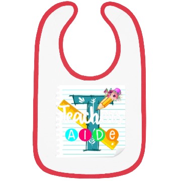 Discover Teacher's Aide Bibs Teacher Assistant Gift