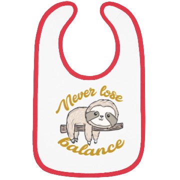 Discover Sloth Animal Bibs