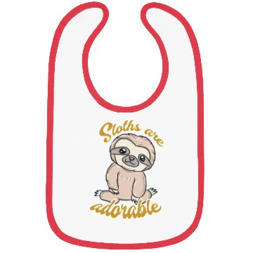 Discover Sloth Animal Bibs