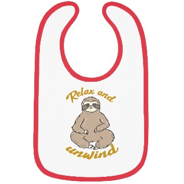 Discover Sloth Animal Bibs