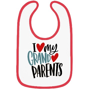 Discover I love my grand parents Bibs