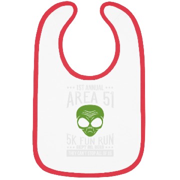 Discover Area 51 Alien Fun run Bibs