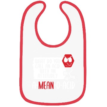 Discover A Mean O Acid, Science Fiction Laboratory Science Bibs