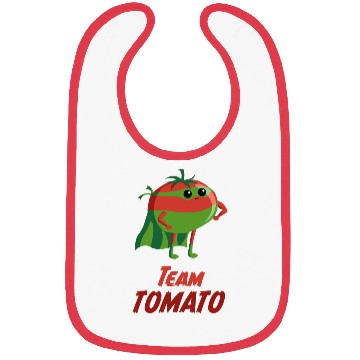 Discover Team Tomato Vegetable vegan veggie Gardening Bibs