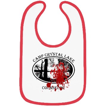 Discover Crystal Lake Counselor Bibs