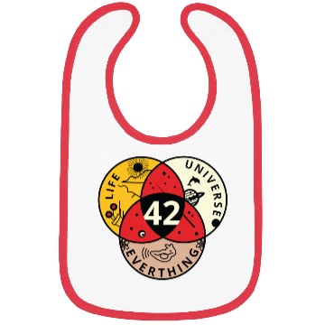 Discover 42 Angel Number Life Universe Everything Bibs