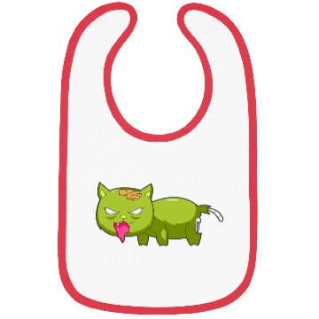 Discover Zombie cat blood Halloween Bibs