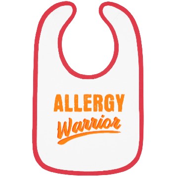 Discover Allergy hayfever fighter Funny saying Bibs