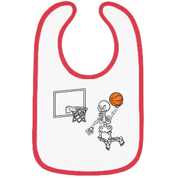 Discover Skeleton Basketball Player Bibs