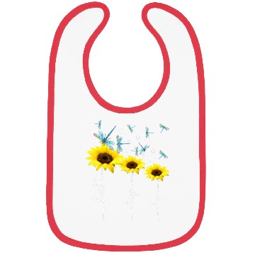 Discover Faith hope love sunflower Bibs