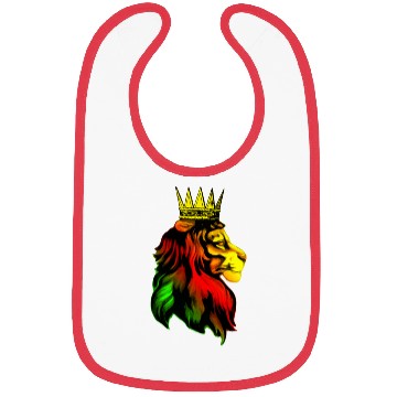 Discover Reggae rasta lion with cr Bibs