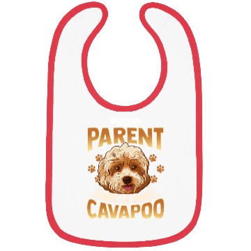 Discover Cavapoo Dog Cavoodle Dogs Poodle Cute Puppy Gift Bibs